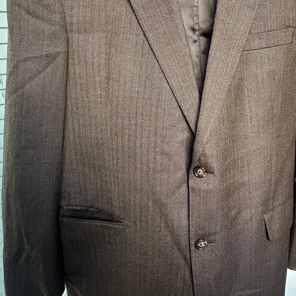 Jos. A. Bank Harris Tweed 100% Wool Blazer Size 46L - Picture 2 of 4